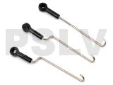 BLH3308  	 Blade Servo Pushrod Set w/Ball Links (3)  